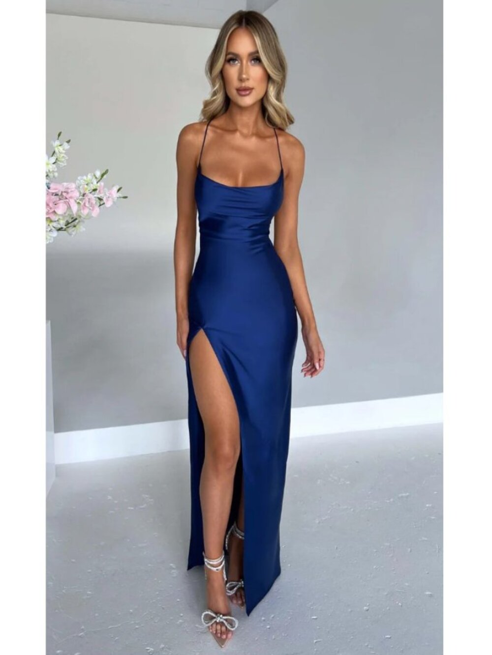 Babyboo Misha Maxi Dress in Navy